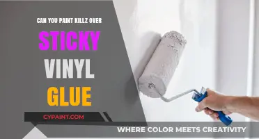 Reviving Your Walls: Painting Over Sticky Vinyl Glue with Ease