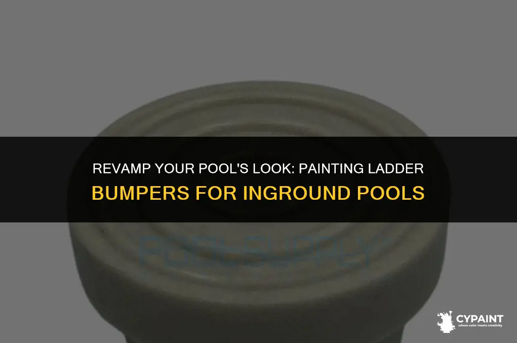can you paint ladder bumpers for inground pools