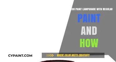 Transform Lampshades with Regular Paint: A Simple Guide