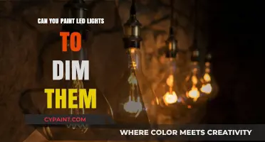 Dimming LED Lights: A Creative Guide to Painting for Soft Illumination