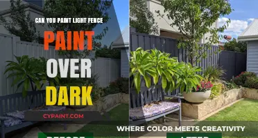 Revamping Your Fence: Light Paint Over Dark - A Comprehensive Guide