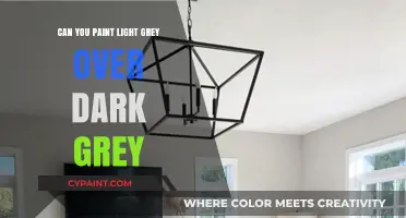 Transforming Spaces: Painting Light Grey Over Dark Grey