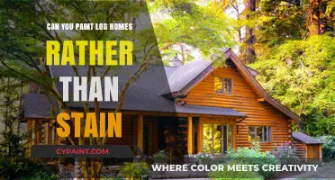 Revamping Log Homes: The Debate on Painting vs. Staining