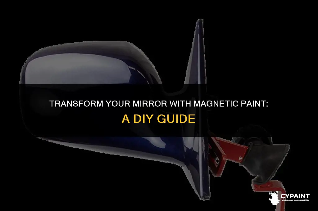 can you paint magnetic paint on a mirror