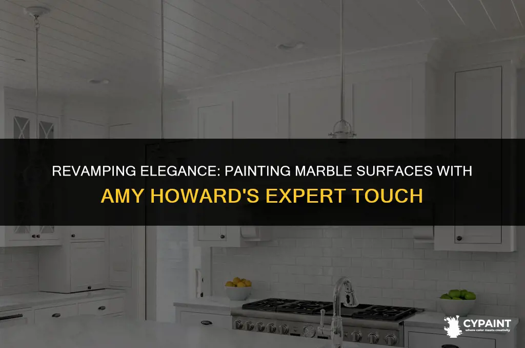 can you paint marble with amy howard paint