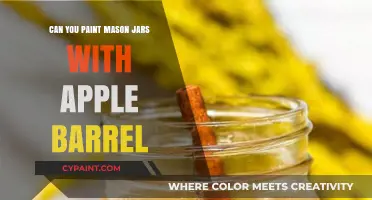 Crafting with Mason Jars: A Guide to Apple Barrel Paint
