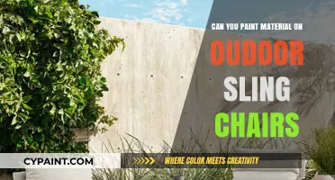 Revamping Outdoor Sling Chairs: A Guide to Painting Materials