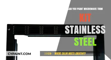Revamp Your Microwave: Painting Stainless Steel Trim Kits Made Easy