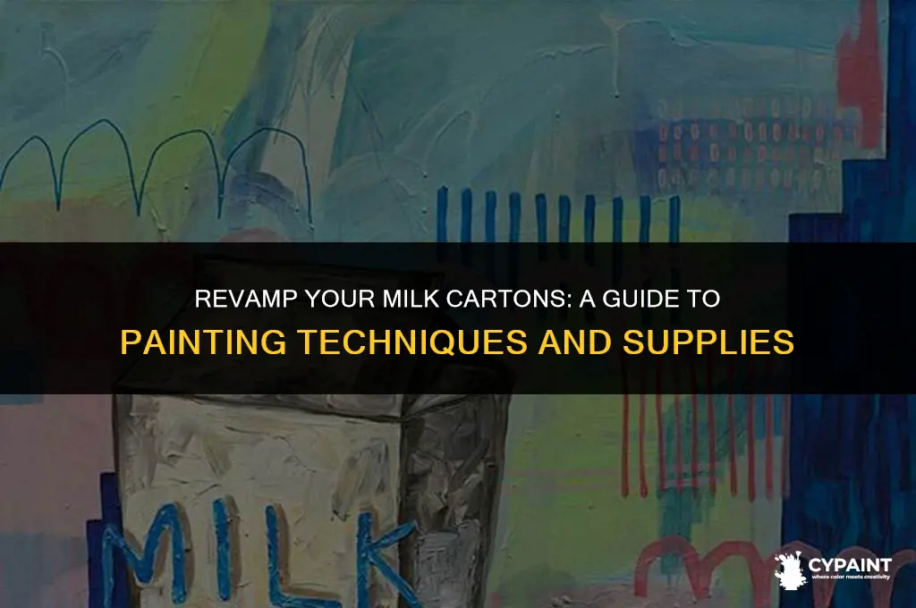 can you paint milk cartons how and whatpainttouse