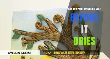 Exploring the Art of Painting Modeling Clay Before It Dries