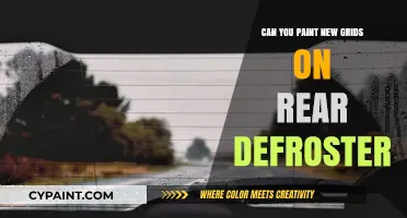 Revamping Your Rear Defroster: A Guide to Painting New Grids