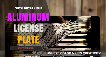 Painting on Aluminum License Plates: What You Need to Know