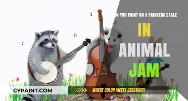 Painting on a Painter's Easel in Animal Jam: Tips and Tricks