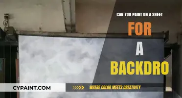 Creating Backdrops: Painting on Sheets for Customized Scenes