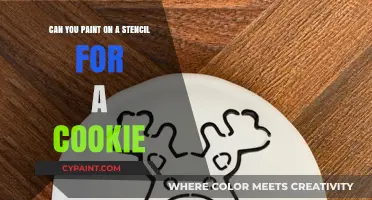 Stenciling Cookies: Paint or Royal Icing?