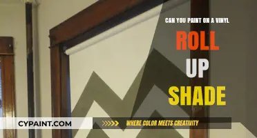 How to Paint on Vinyl Roll-Up Shades