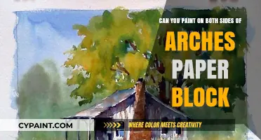 Painting Both Sides of Arches Paper Block: Techniques and Tips