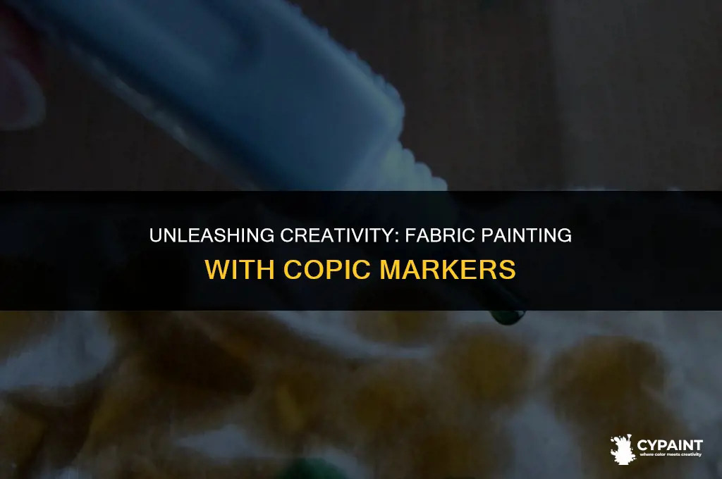 can you paint on fabric with copic markers
