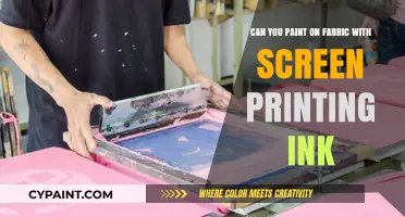 Explore Creative Possibilities: Painting Fabric with Screen Printing Ink