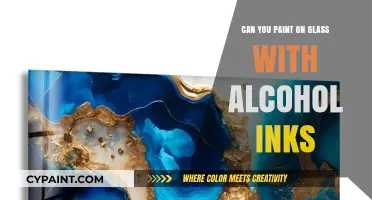 Exploring the Art of Painting on Glass with Alcohol Inks