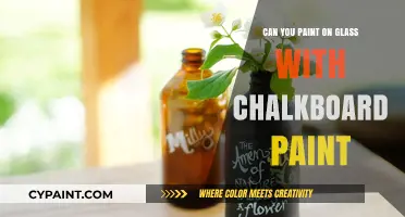 Unleash Your Creativity: Chalkboard Paint on Glass for Customizable Art