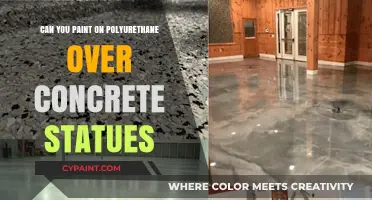 Reviving Concrete Statues: Painting Over Polyurethane for a Fresh Look
