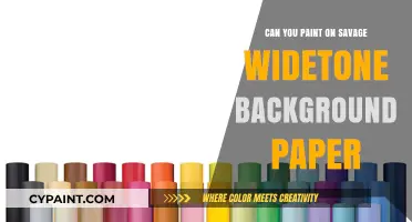Unleashing Creativity: Painting on Savage Widetone Background Paper