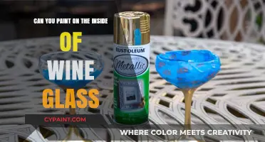 How to Paint Inside Wine Glasses