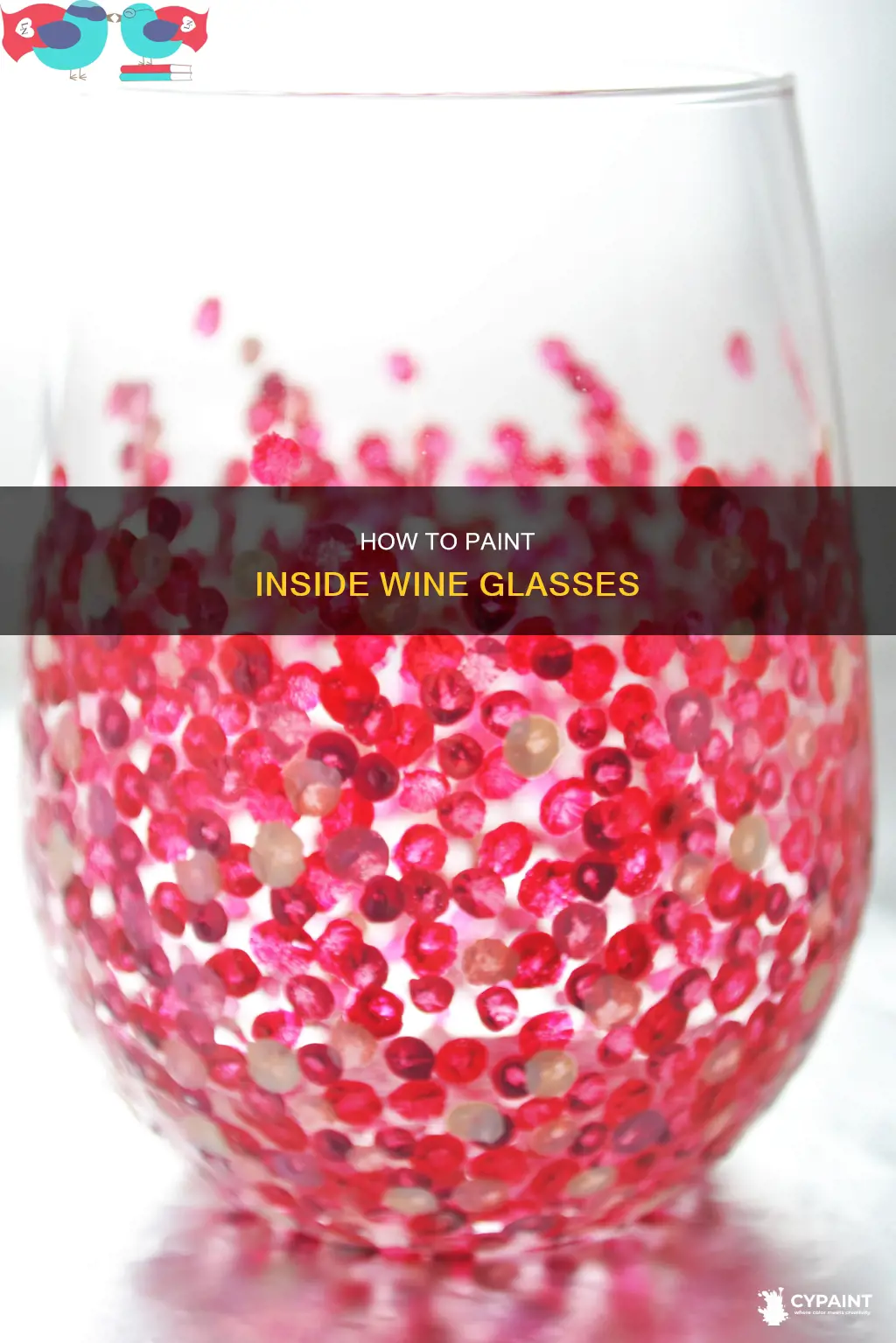 can you paint on the inside of wine glass