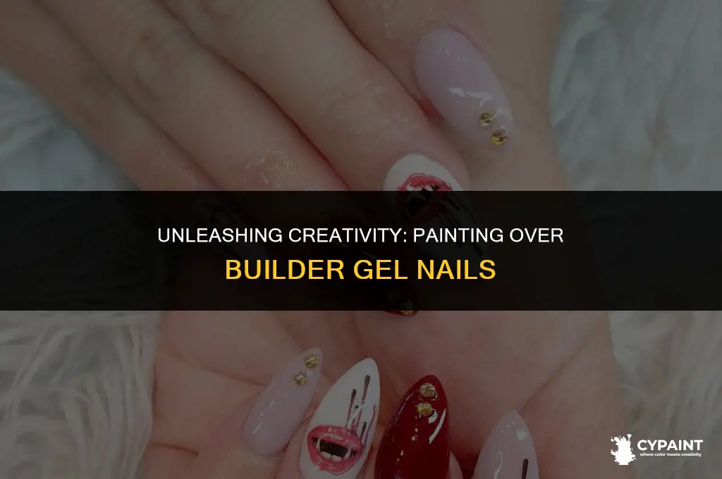can you paint on top of builder gel