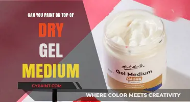 How to Paint on Dry Gel Medium