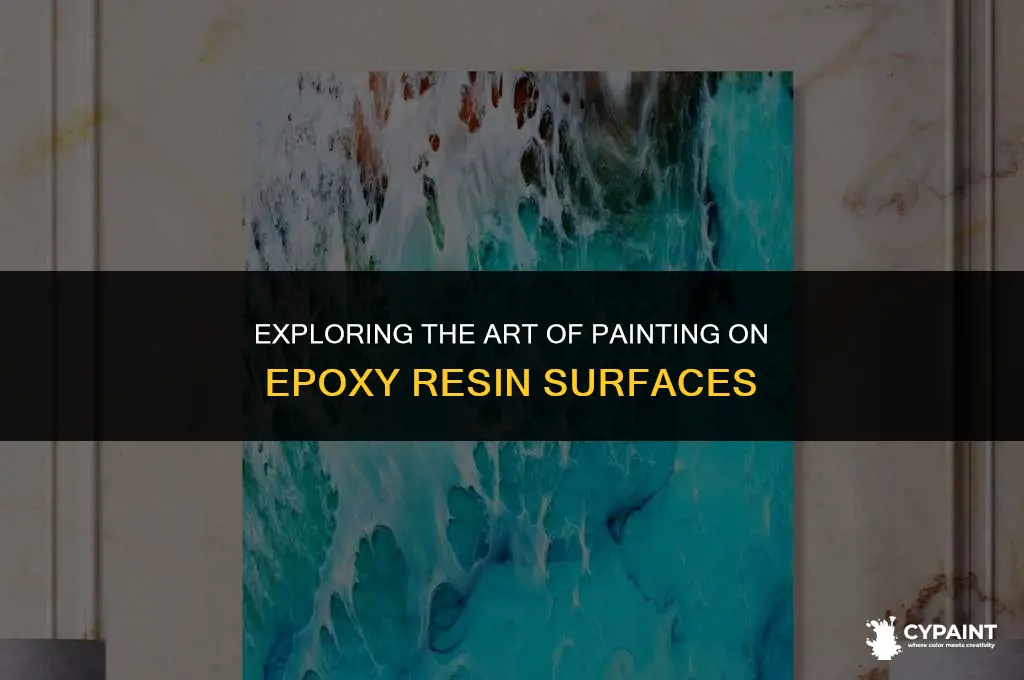 can you paint on top of epoxy resin