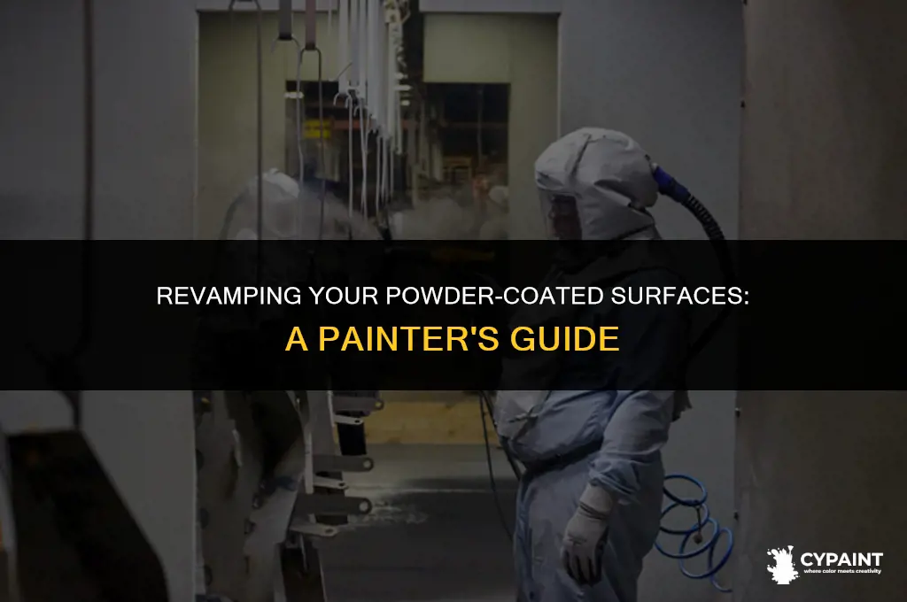 can you paint on top of powder coat