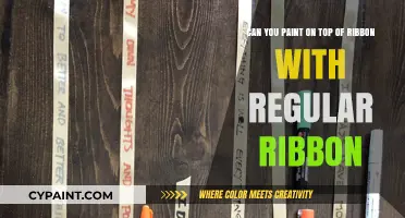 Painting on Ribbon: Tips for Using Regular Paint on Delicate Fabric