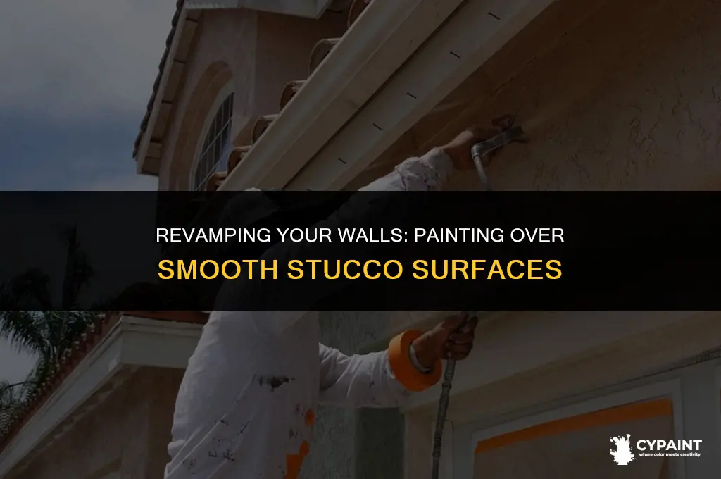 can you paint on top of smooth stucco