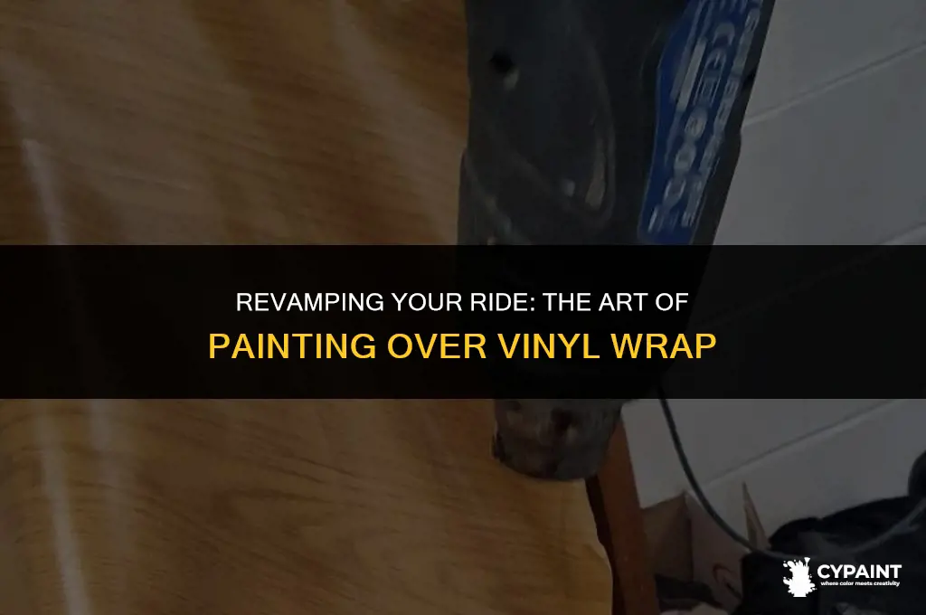 can you paint on top of vinyl wrap