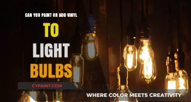 Customizing Light Bulbs: Paint or Vinyl?