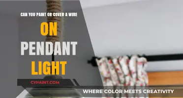 Painting or Covering Pendant Light Wires: Creative DIY Solutions and Tips