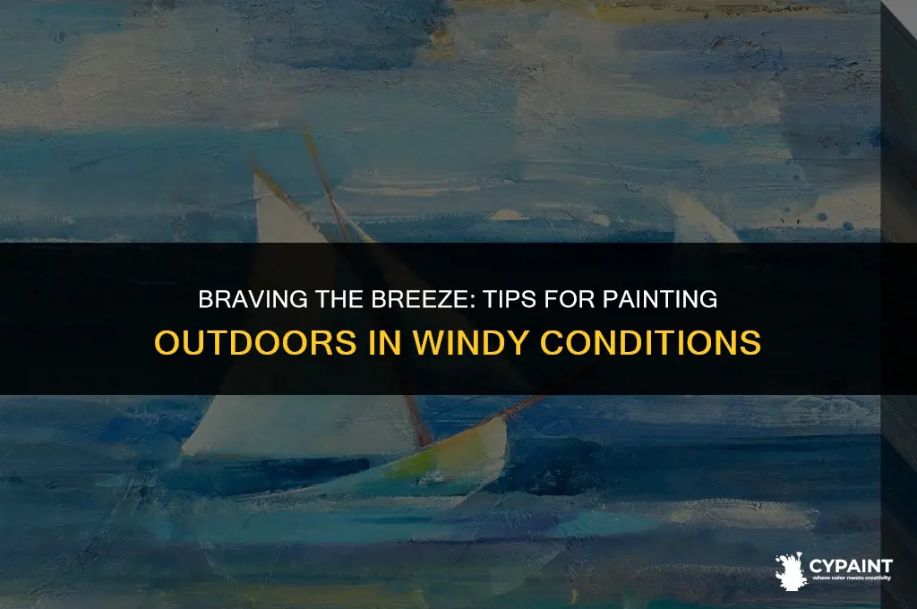 can you paint outdoirs with 10 mph wind