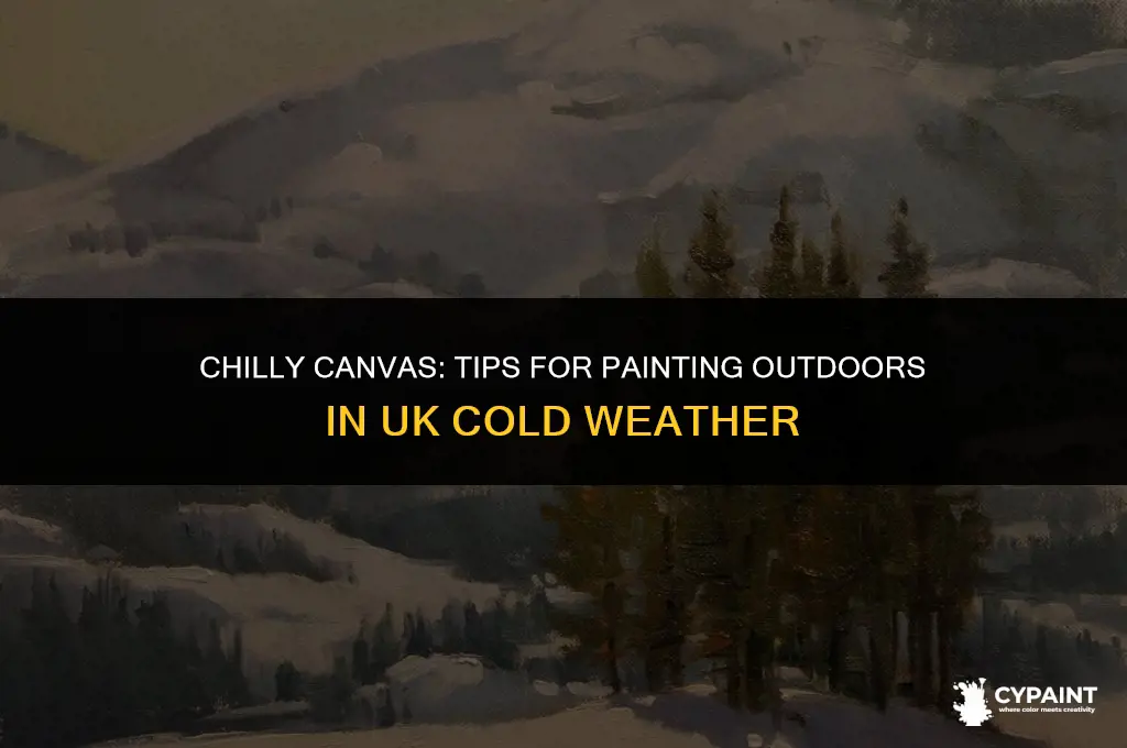 can you paint outside in cold weather uk