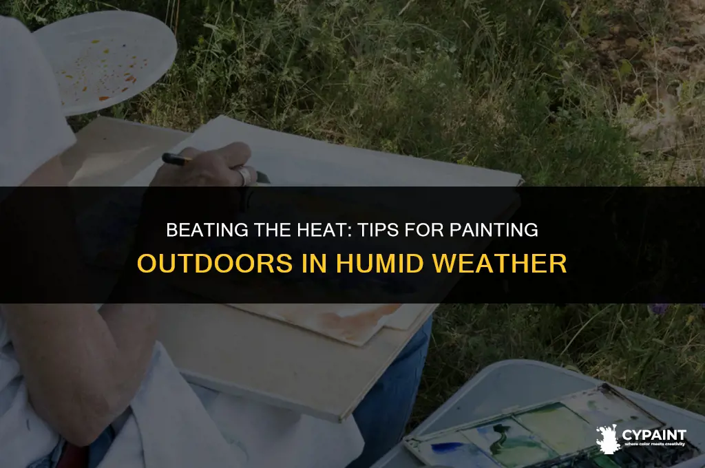 can you paint outside in hot humid weather