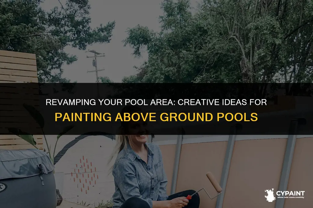 can you paint outside of above ground pool