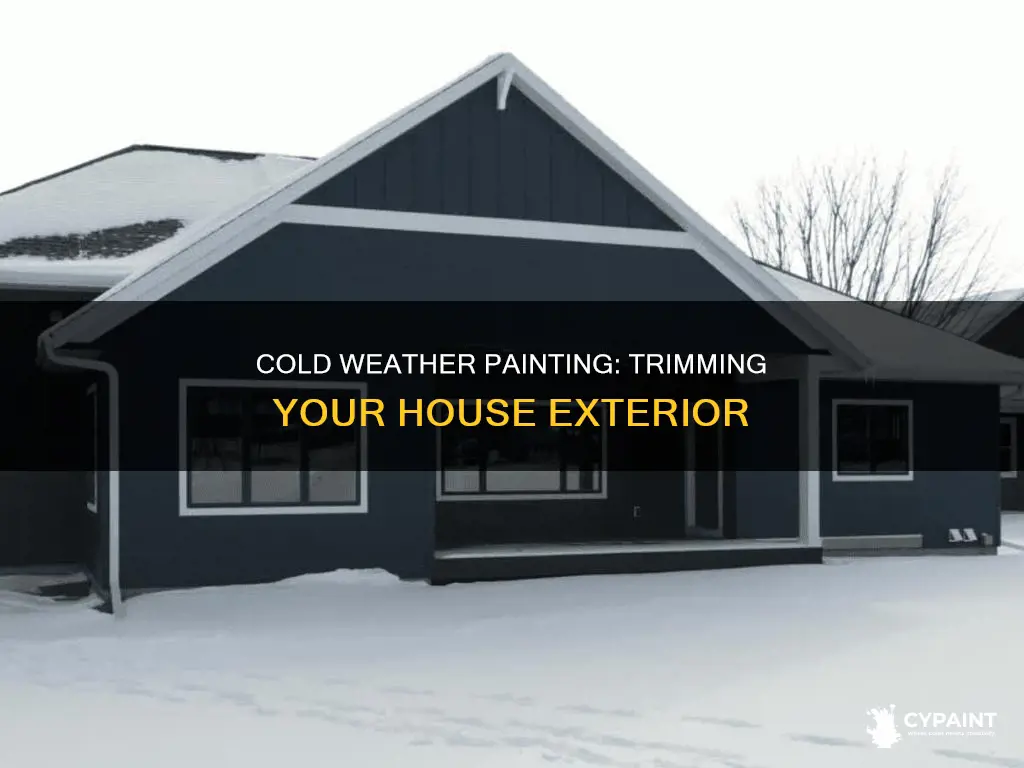 can you paint outside trim when it