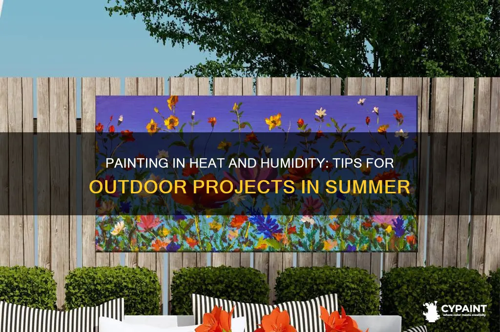can you paint outside when it