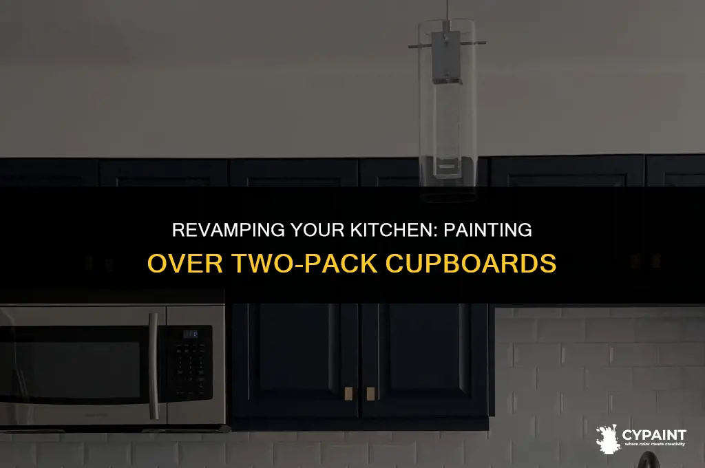 can you paint over 2 pack kitchen cupboards