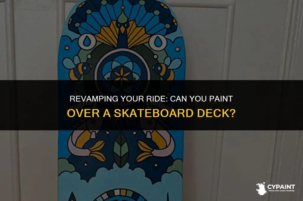 can you paint over a deck skateboard deck
