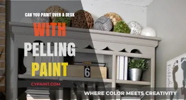 How to Paint Over a Peeling Desk