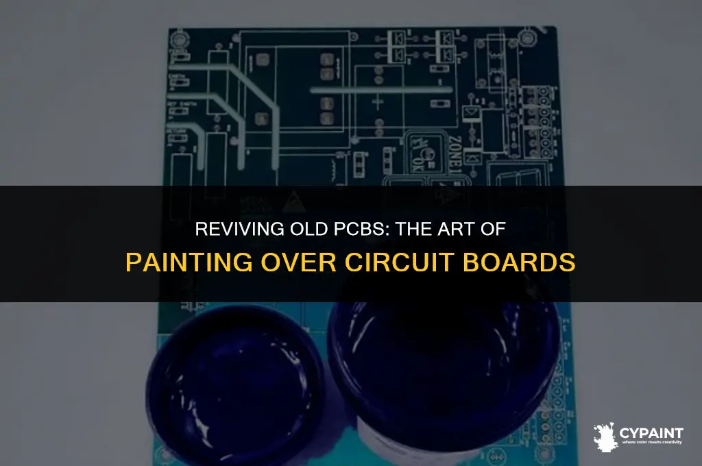 can you paint over a pcb circuit board