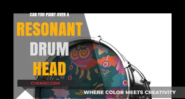 Revamping Your Drum Set: Painting Over Resonant Drum Heads