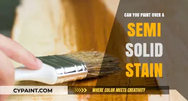 Revamping Your Space: Painting Over Semi-Solid Stains Made Easy